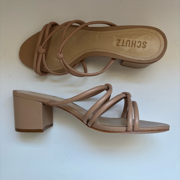 Schutz Princey Heeled Sandal Sz 6.5B - Picture 4 of 8